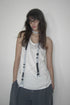 Merbeau × Cycle HANDMADE WIND SCARF -LIGHT BLUE × SLATE CHARCOAL- *Last1